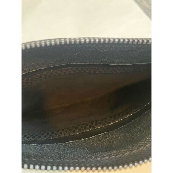 Declare Venice black Leather Zip Wristlet Metallic - Picture 3 of 4